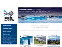 Tablet Screenshot of icelandcomplete.is